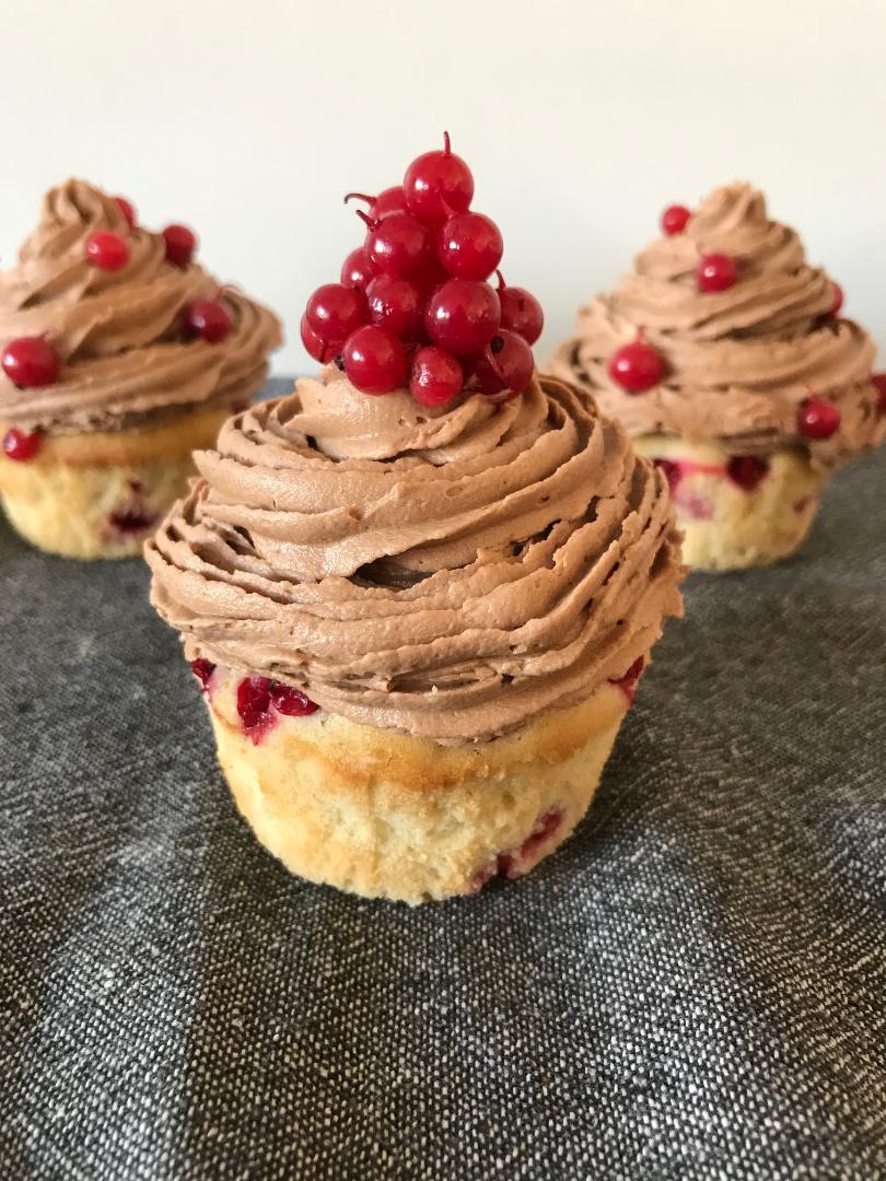 Ribsmuffins med nutella frosting