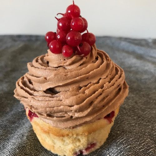 Ribsmuffins med nutella frosting